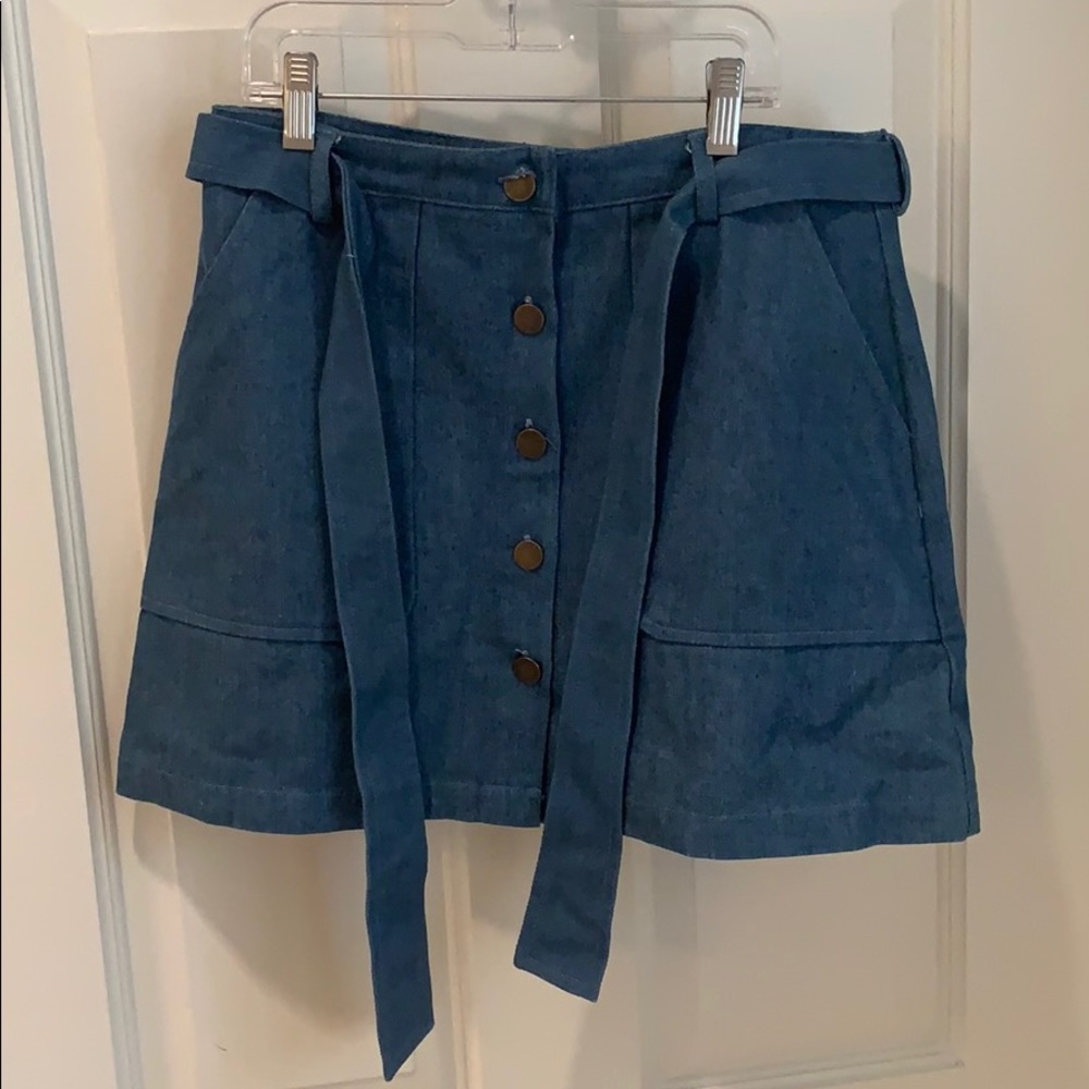 Denim skirt